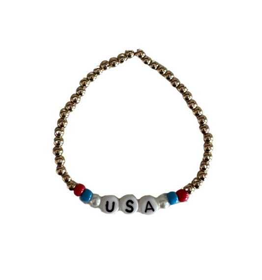 USA Gold Bracelet